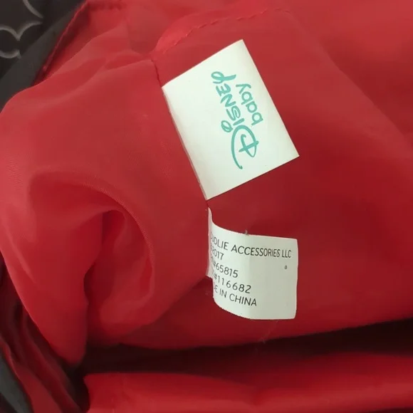 Vintage Mickey Mouse Duffel Bag Red/Black - Picture 8 of 8